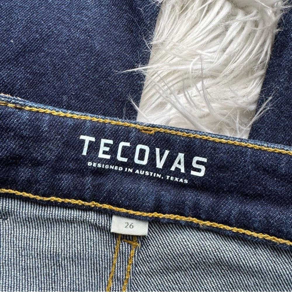 Tecovas Mid Rise Stovepipe Dark Wash Jeans - Picture 6 of 16